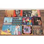 Twelve Rolling Stones Vinyl LP's. To include 'Get Yer Ya-Ya's Out!', 'Under Cover', 'Tattoo You' and
