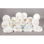 A selection of various collectable plates. To include Royal Doulton Brambly Hedge (7) (Spring,