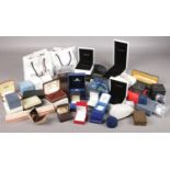A box of assorted jewellery boxes.