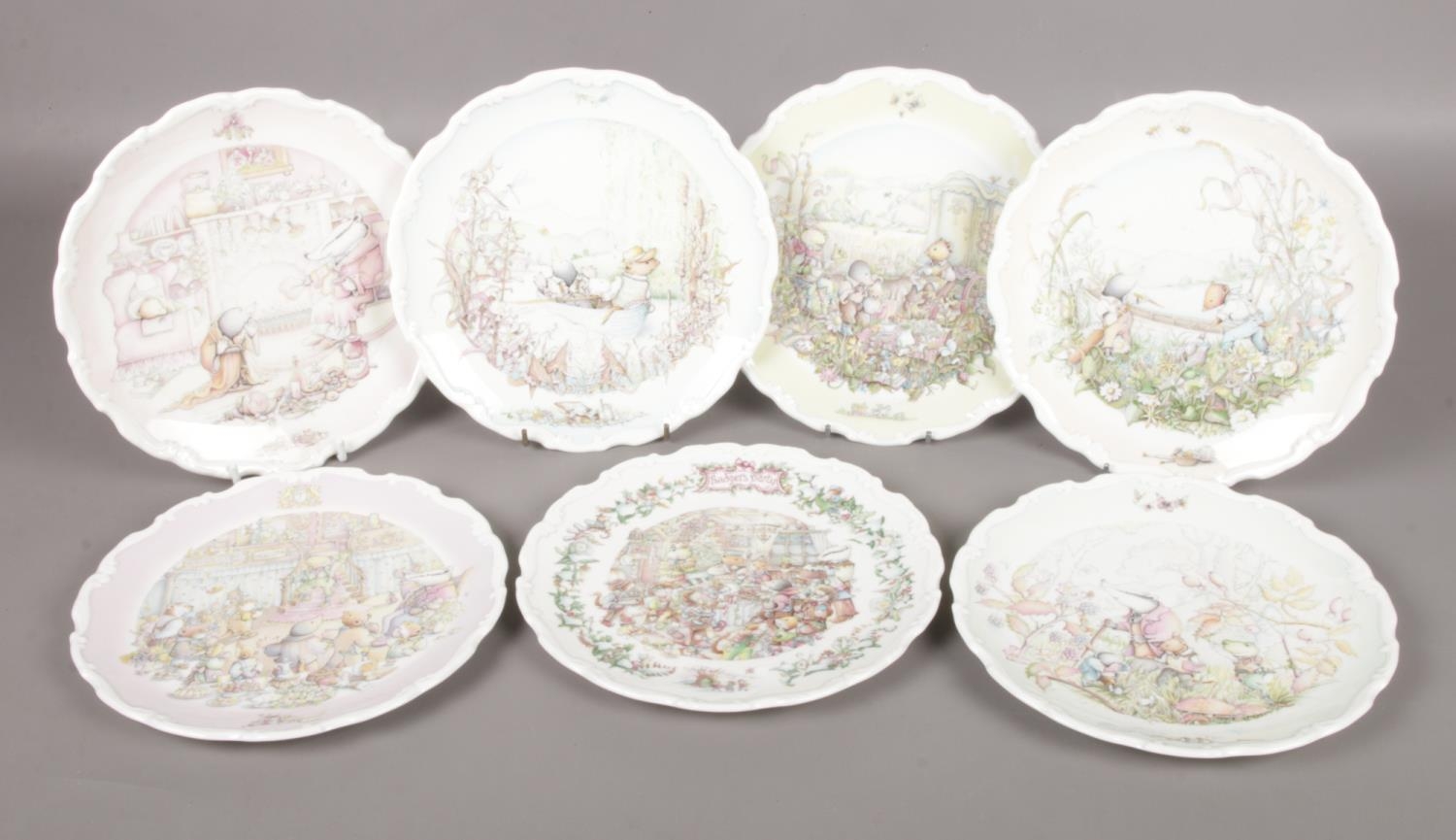 A selection of various collectable plates. To include Royal Doulton Brambly Hedge (7) (Spring, - Image 4 of 7