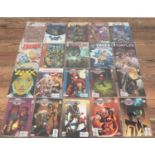 A quantity of mainly American DC Comic's. Justice League of America, Batman, The Astounding Wolf-
