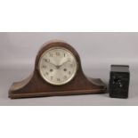 A dome top mantle clock, together with Skymaster Ghost high speed pigeon timing clock (A708).