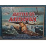 Battle of Midway, (1976) UK quad film poster. Directed by Jack Smight, starring Charlton Heston