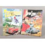 Two signed comic books of Thunderbirds & Captain Scarlet & the Mysterons. Signed by Gerry