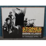 The Rolling Stones - Shine A Light (2008) British Quad film poster. Directed by Martin Scorsese.