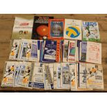 A collection of football programmes. Mainly Leeds United. Including examples from 1950s, 1960s and