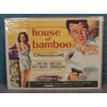 House of Bamboo (1955) UK quad film poster. Starring Robert Ryan, Robert Stack & Shirley