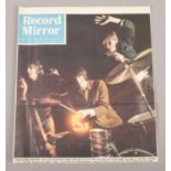 A signed front cover of 'Record Mirror' newspaper from 4th December 1965 of 'The Walker Brothers' (