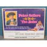 A British Quad film poster of The Bobo (1967). Starring Peter Sellers and Britt Ekland. Printed by R