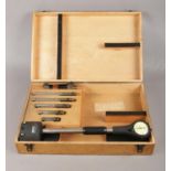 A boxed Federal 1201-P-4 Bore Gauge 100mm -250mm. To include five extension pieces, 1 diamond and