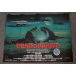 Dead and Buried (1981) - British Quad film poster, designed by Dario Campanile. Staring James