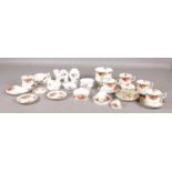 Twenty six pieces of Royal Albert Old Country Roses, King's Ransom & Old Country Roses Garden. To