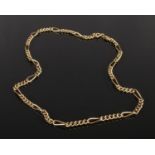 A 9ct gold chain. 5.09g. 36cm.