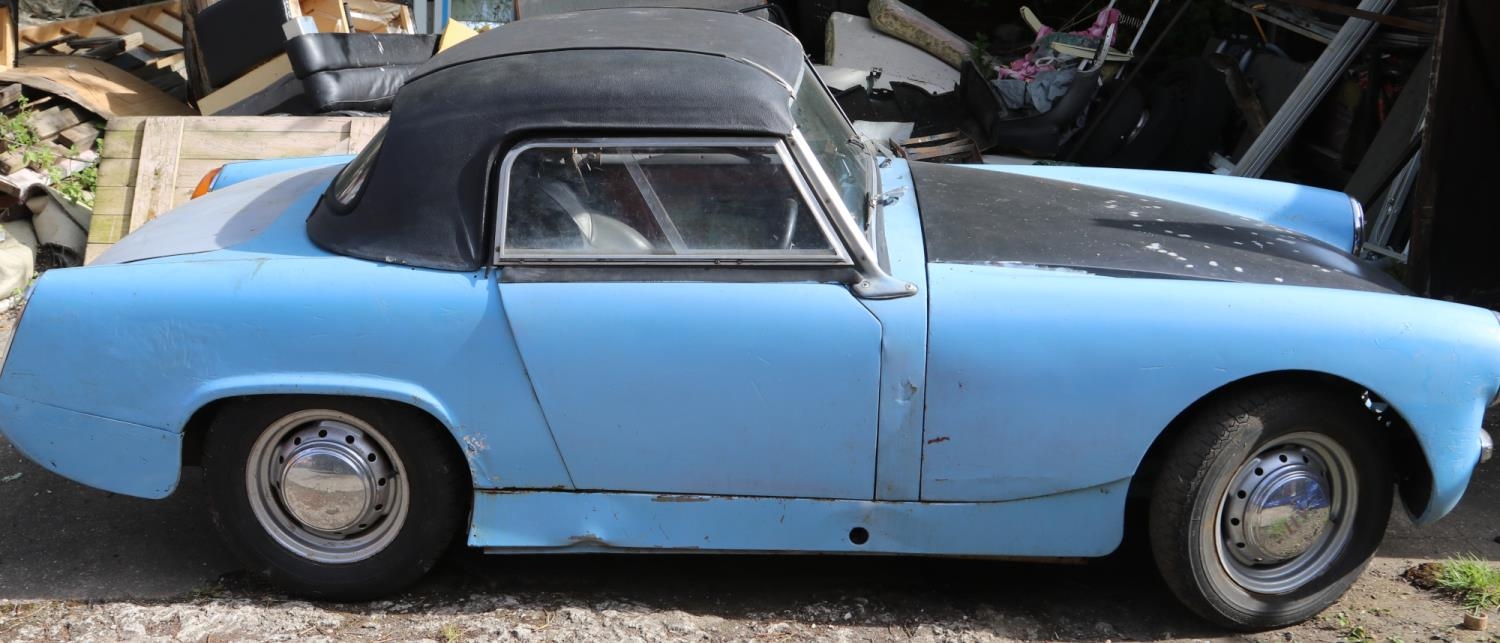 Barn Find. This lot Comprising of three motor vehicles and parts as follows;-1960 Austin Healy