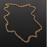 A 9ct gold chain. 10.43g. 50cm.