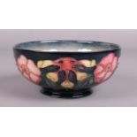 A Moorcroft pottery bowl in the Oberon pattern, designed by Rachel Bishop. Boxed. 16cm diameter.