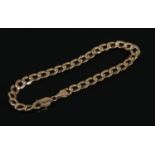 A 9ct gold link bracelet. 2.25g. 16cm.