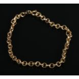 A 9ct gold link bracelet. 1.95g. 20cm.