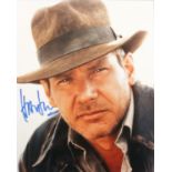 Harrison Ford, an autographed colour photograph. 25cm x 20cm. No provenance.