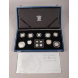 A Royal Mint "The Queen`s 80th Birthday Collection, A Celebration in Silver" Proof Set, 2006. To