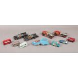 A box of assorted Corgi & Lesney die-cast vehicles. To include two Chitty Chitty Bang Bang vehicles,