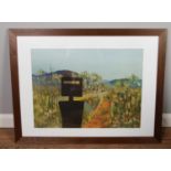 After Sidney Robert Nolan (1917-1992) framed limit edition lithograph print. 'First Class