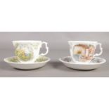 Two Royal Doulton Brambly Hedge 'Spring' 'Winter' cups/saucers.