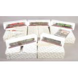 Five boxed Atlas Edition trains. Including LNER Flying Scotsman, PLM Mountain Class, King Class GWR,