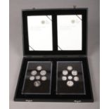 A boxed 2008 Silver Proof Collection Set. To include UK Coinage Royal Shield of Arms & UK Coinage