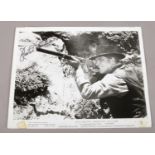 Burt Lancaster, an autographed monochrome photograph. (20cm x 26cm) No provenance