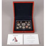 A 2007 Royal Mint United Kingdom Executive Proof Coin Set. Boxed with certificates of authenticity.