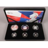 The Royal Mint Britannia 2015 Collection Six-Coin Silver Proof Coin Set. 'The Changing Face of