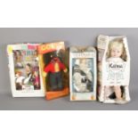 A selection of boxed dolls. To include a boxed set of the Spice Girls, a Royal Doulton Nisbet