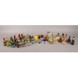A box of novelty and miniature alcohol bottles. To include a selection of Bols (Cherry Brandy,