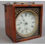 A cased Gardeners pigeon racing clock. Not in working order.