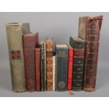 Ten antique books, mostly surrounding health and wellbeing. To include a copy of The Household