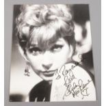 Shirley MacLaine, autographed monochrome photograph. (25.5cm x 20cm) No provenance