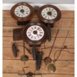 Three post office clocks for restoration.