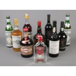 A large collection of sealed alcohol, to include Martini, Southern Comfort, Tia Maria and Smirnoff