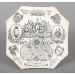 A Queen Victoria Jubilee Plate dated 1887.