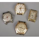 A collection of gents mechanical wrist watches. To include Oris, Paul Jobin, Normana etc