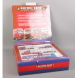 A boxed Corgi limited edition diecast truck set. 'Hauliers of Renown Benton Bros Boston & Immingham'