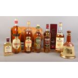 A collection of Grant's & Bell's Scotch whisky. (7) To include Grant's 1.5 litre 'the family