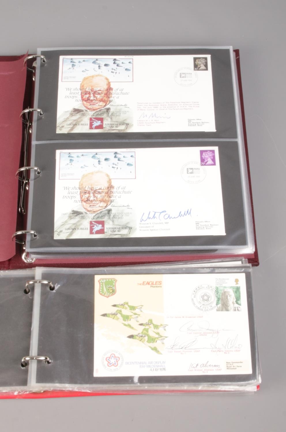 Two albums of first day covers (approximately 90), including many signed and multi signed editions - Image 2 of 3