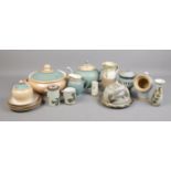 A selection of named pottery. To include Denby, Hornsea and studio etc.