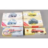 Six boxed Corgi die cast trucks. To include Chipperfield Circus wheel rigid truck 97957, Scammell