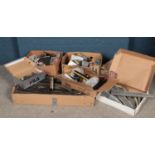 A large quantity of mainly Hornby model railway. To include Duette twin power supply unit, track,