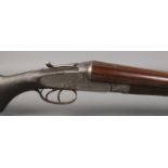 A side x side double barrel twelve bore extractor shotgun Serial No 8655. by G Willis, Price