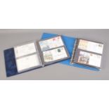 Two large albums containing a collection (approximately 172) of RAF first day covers, many limited