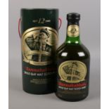 A bottle of Bunnahabhain single Islay malt Scotch whisky. 12 years, 70cl, full, sealed, boxed.